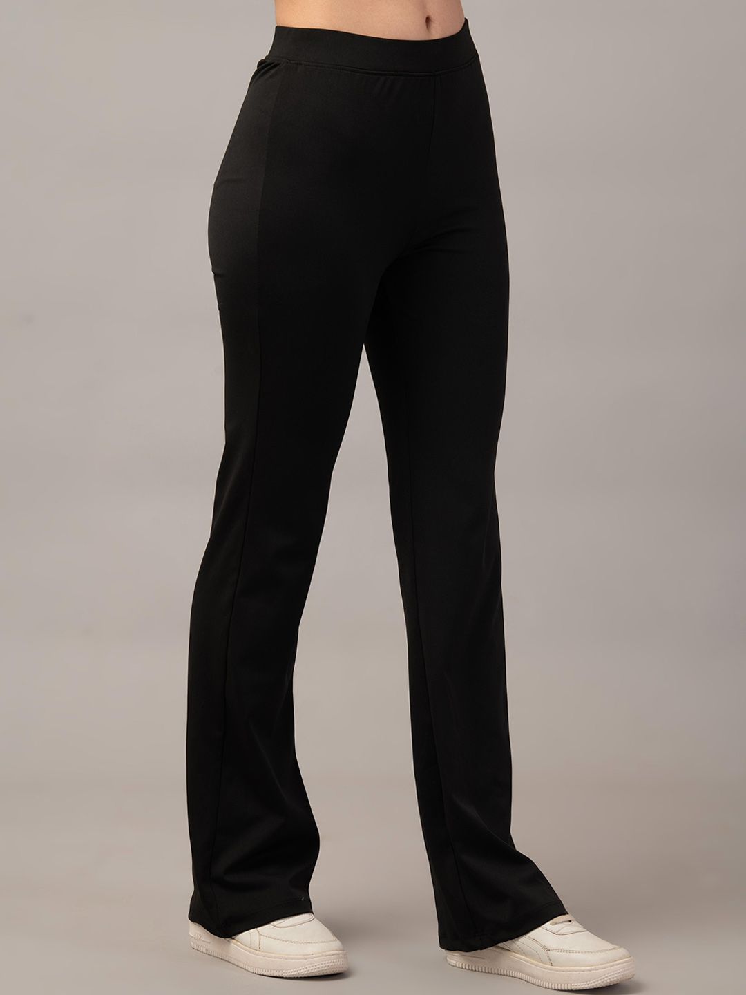 HRX by Hrithik Roshan Women Mid-Rise High Regular Trouser