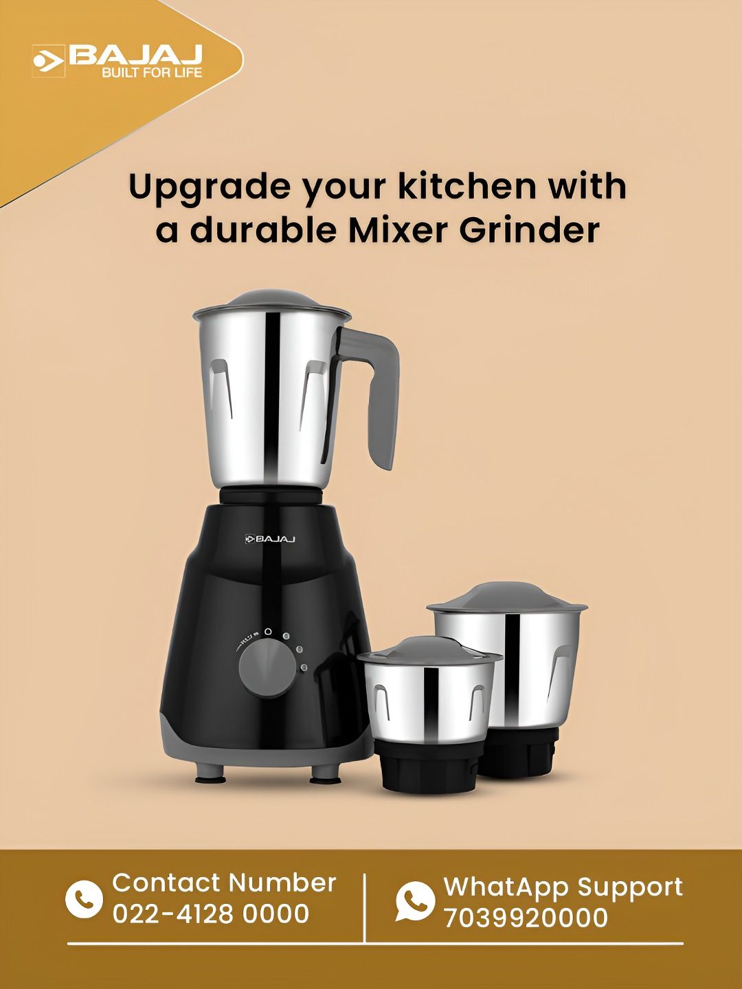 Buy Bajaj GX1 Ninja Series Black Stainless Steel Duracut Blades 3
