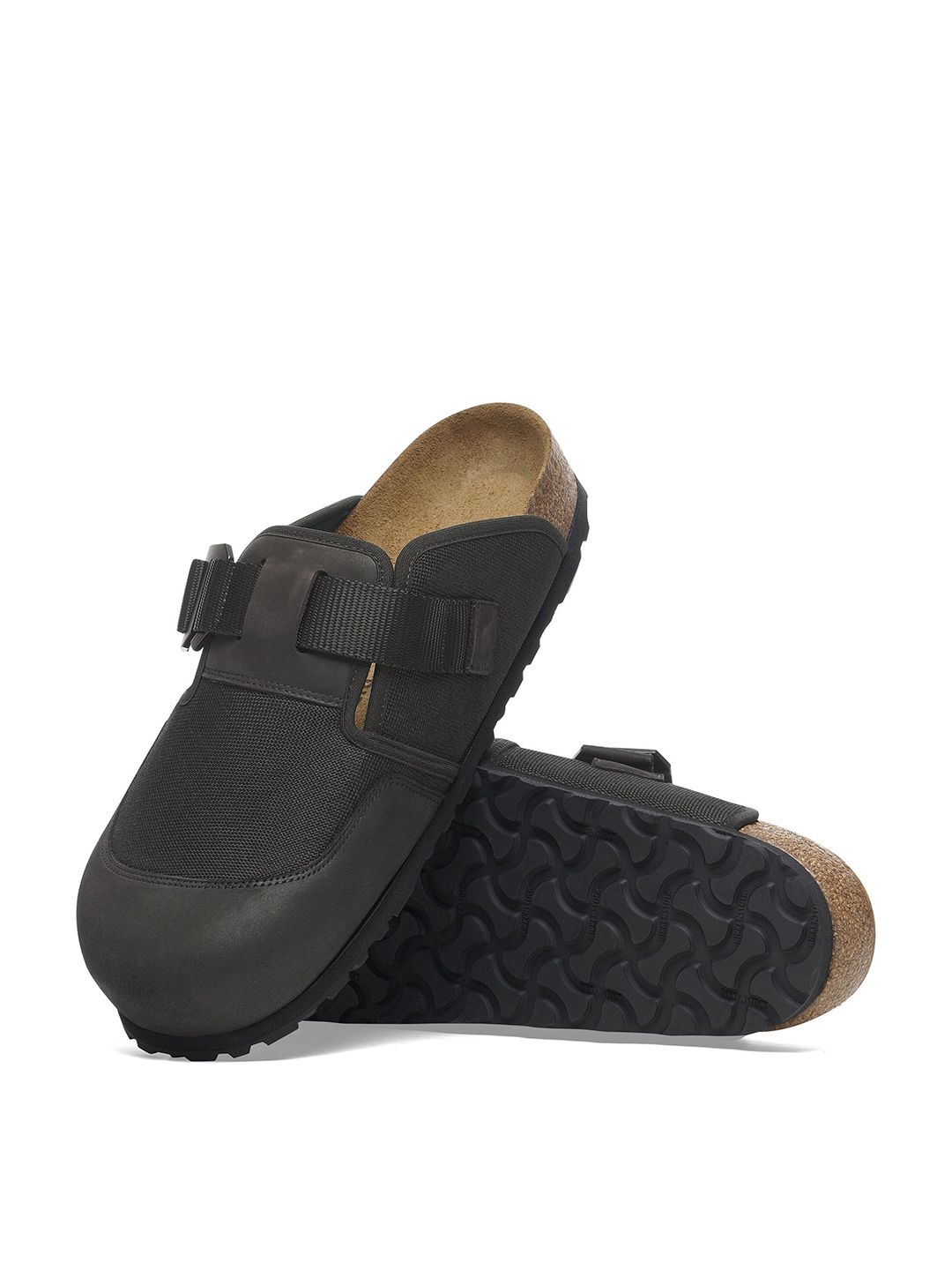 BIRKENSTOCK Boston Nova Black 40（26cm） Buy Birkenstock Boston Unisex Regular Width Black Textile & Others