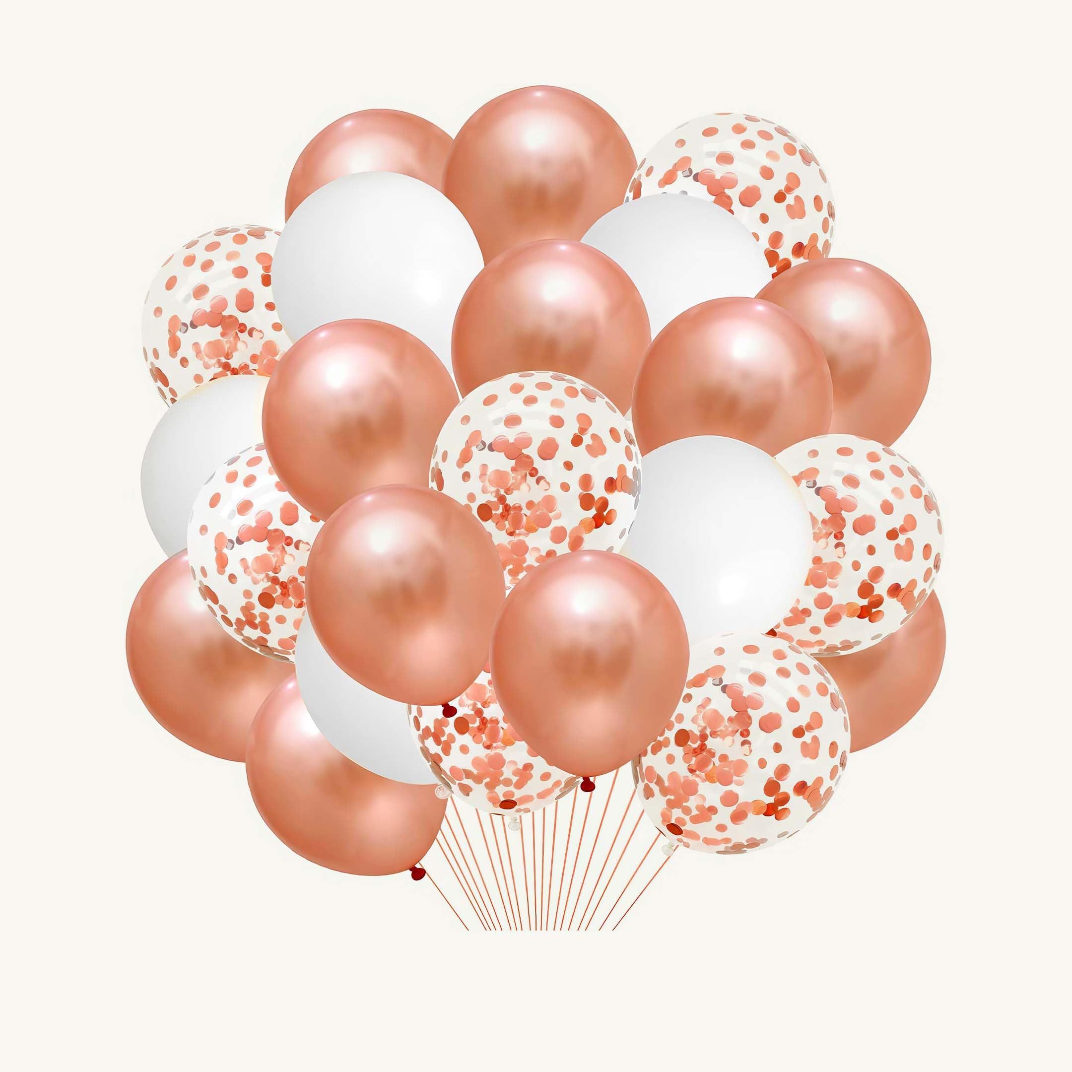 Special You 100-Pcs White & Brown Festive Decors