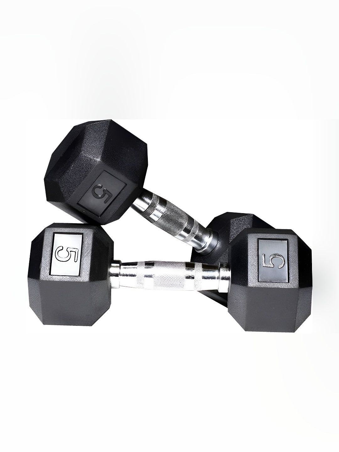 HackerX HackerX Set Of 2 Fixed Weight Dumbbell - 5Kg Each