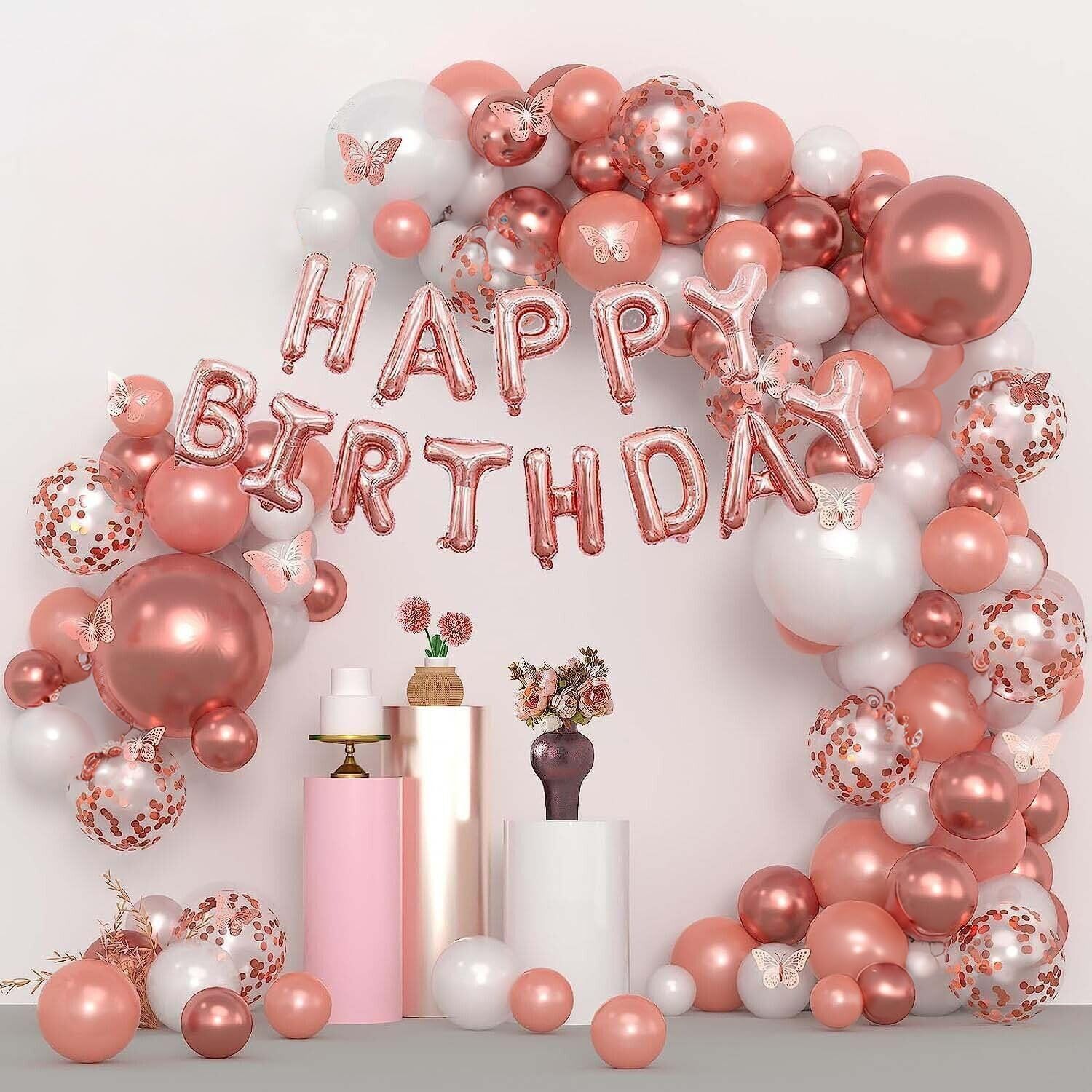 Special You 53 Pcs White Birthday Decorations