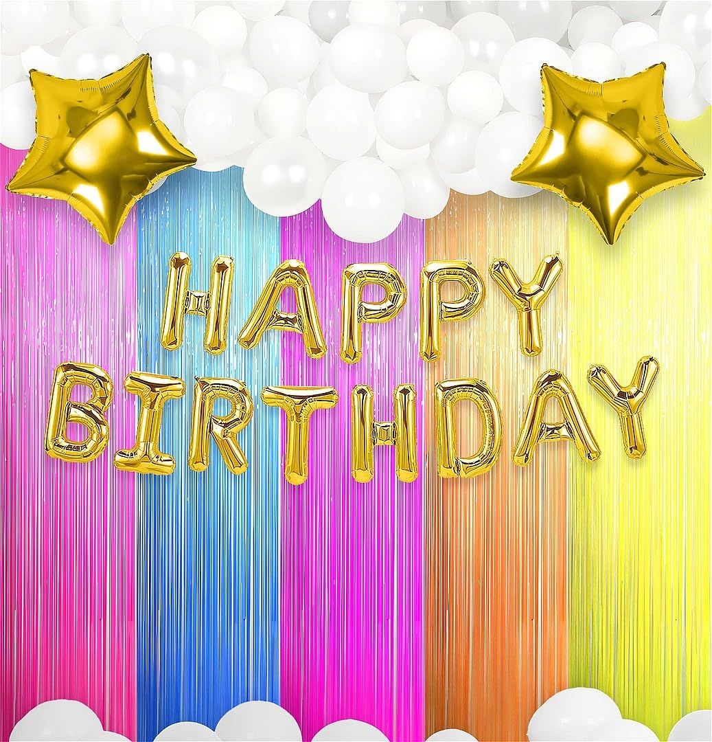 Special You 29Pcs Yellow & White Birthday Decor