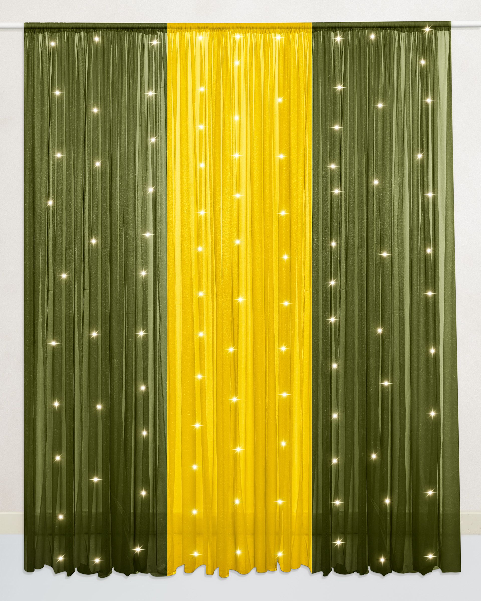 Special You Green & Yellow 7 Pieces Home Decoration Items