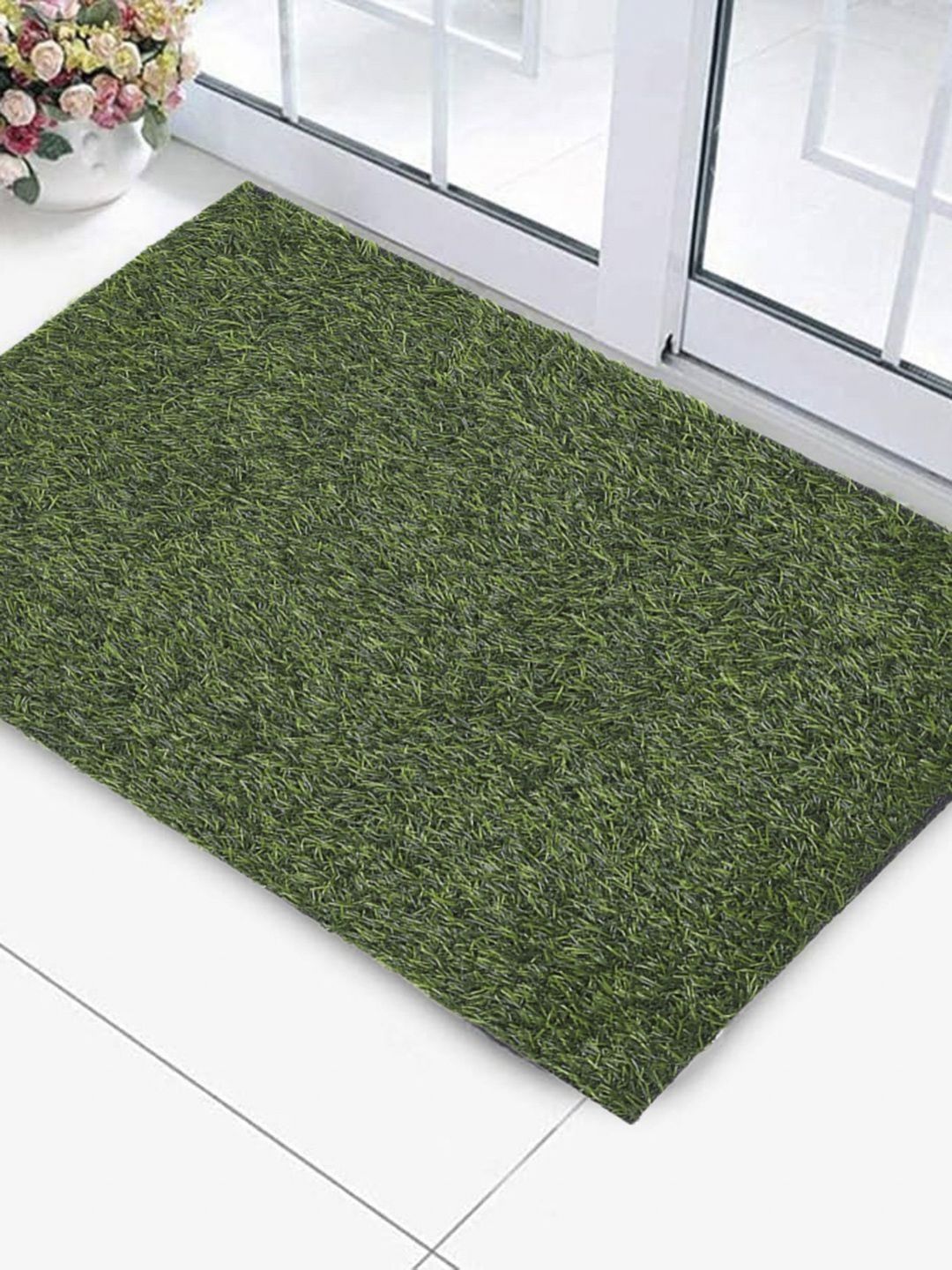Status Green Grass Anti-Skid Doormat