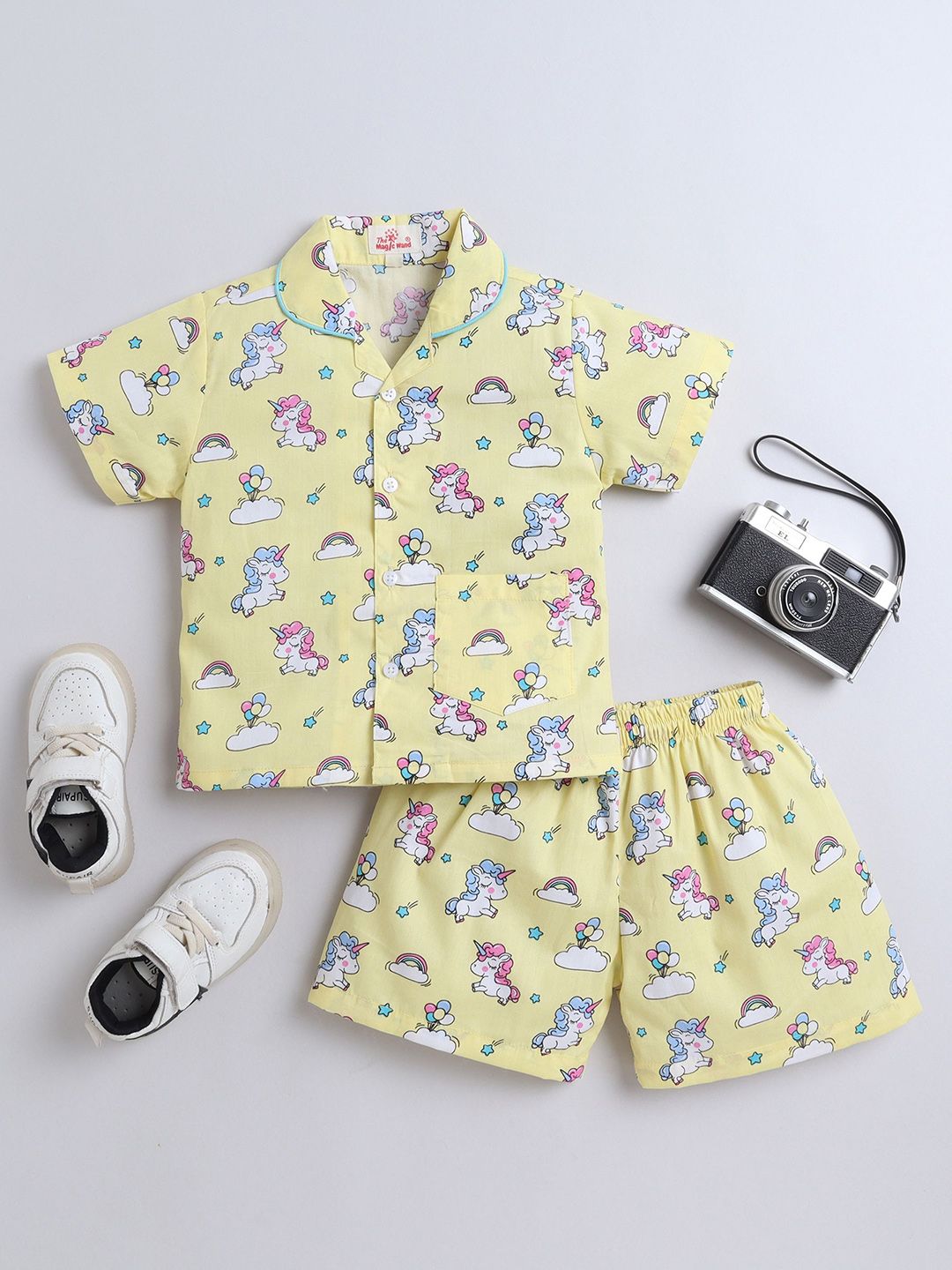 The Magic Wand Unisex Kids Printed Night suit