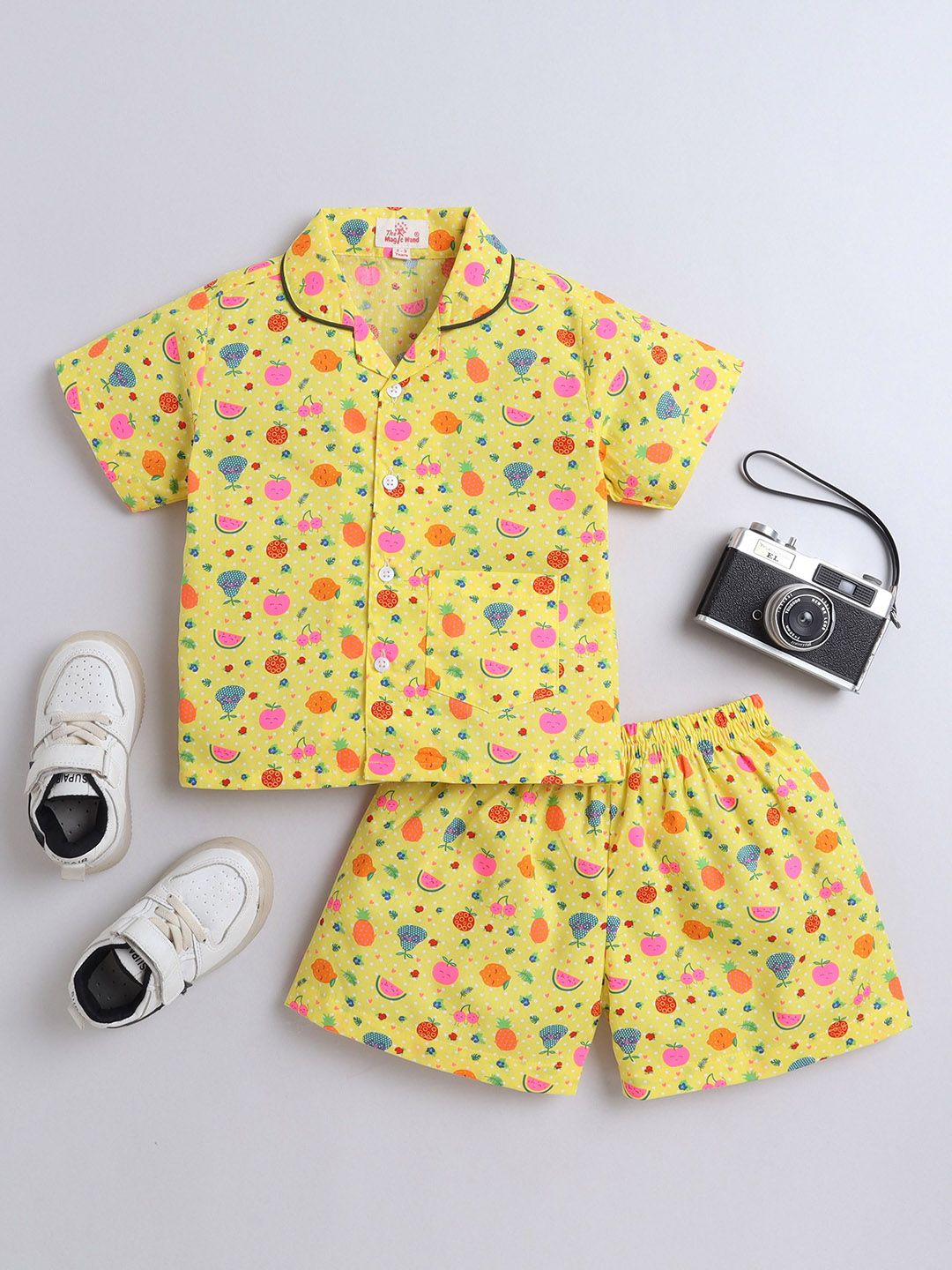 The Magic Wand Unisex Kids Printed Night suit