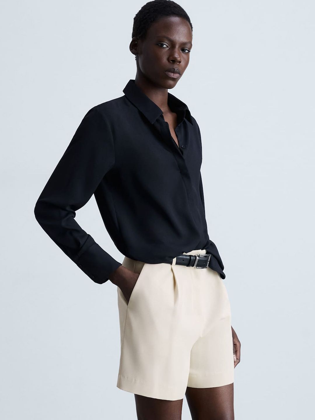 Pleated Shorts
