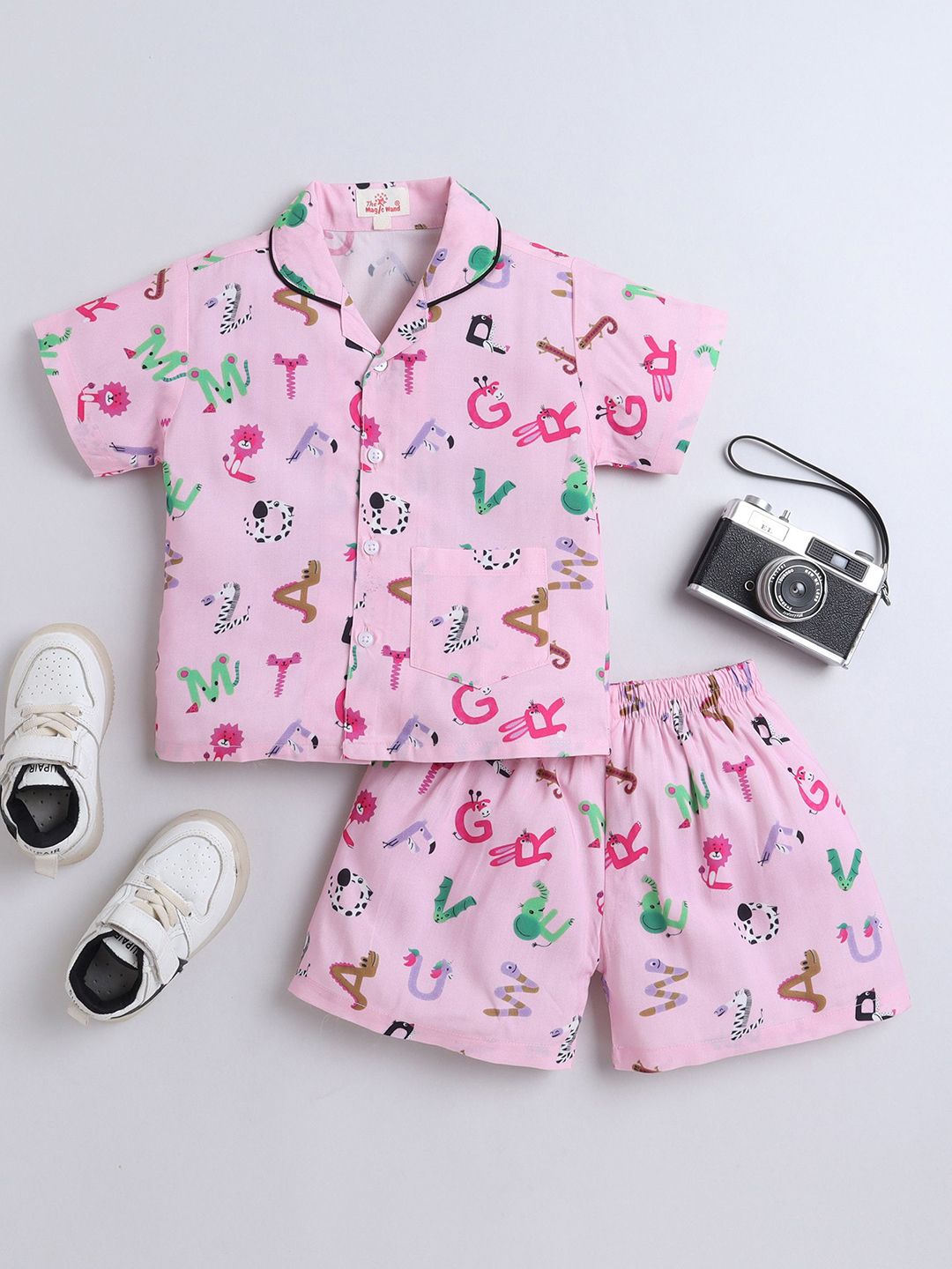 The Magic Wand Unisex Kids Printed Night suit