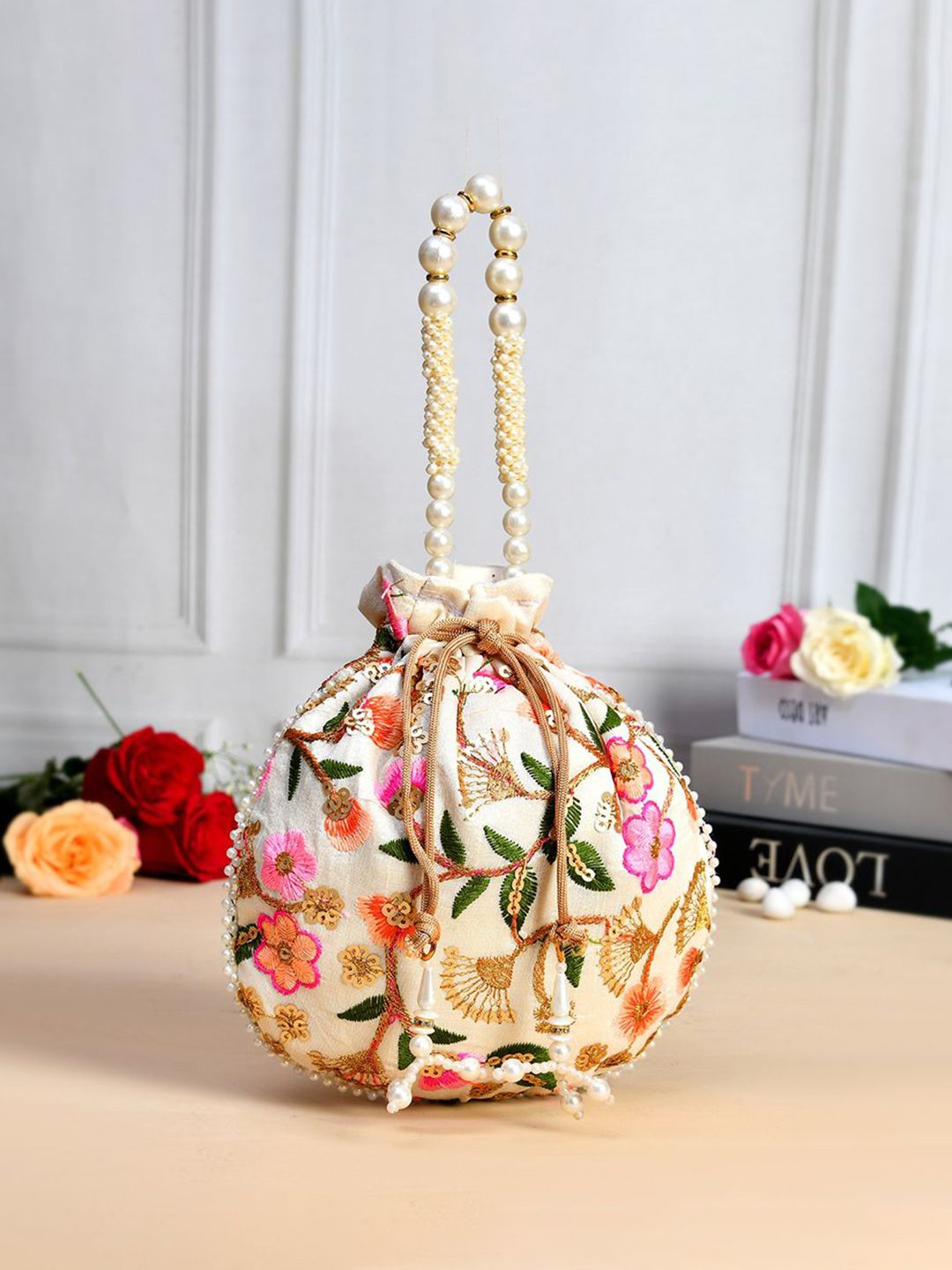 Kuber Industries Embellished Potli Clutch