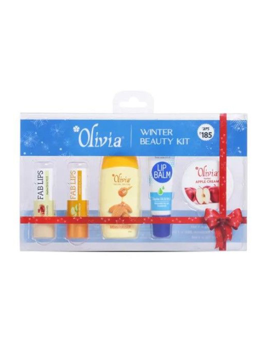 Olivia Olivia Set Of 5 Lip Balm, Moisturizer & Face Cream
