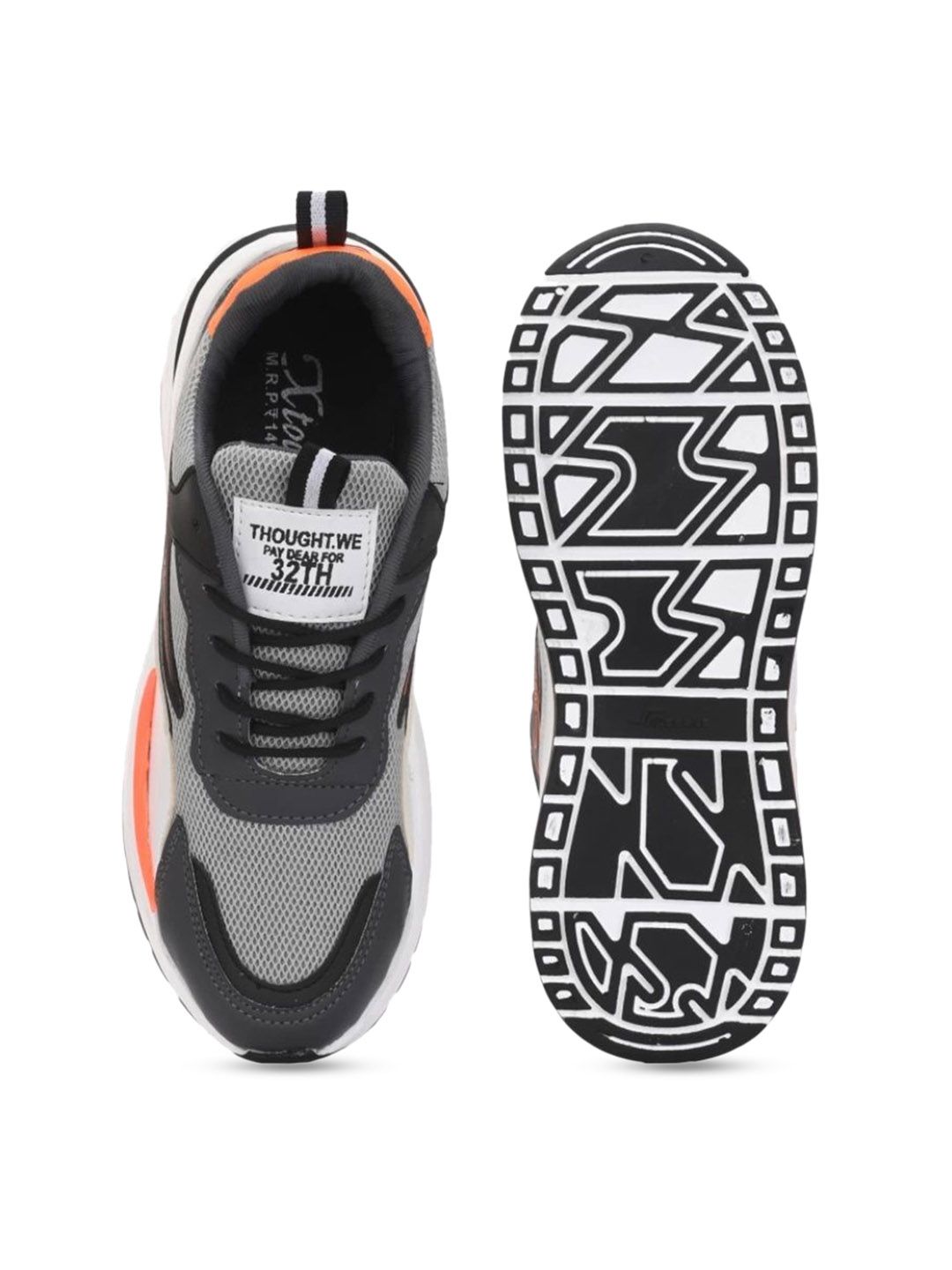 Buy XTOON Men Round Toe Textured Lace-Ups Sneakers - Casual Shoes