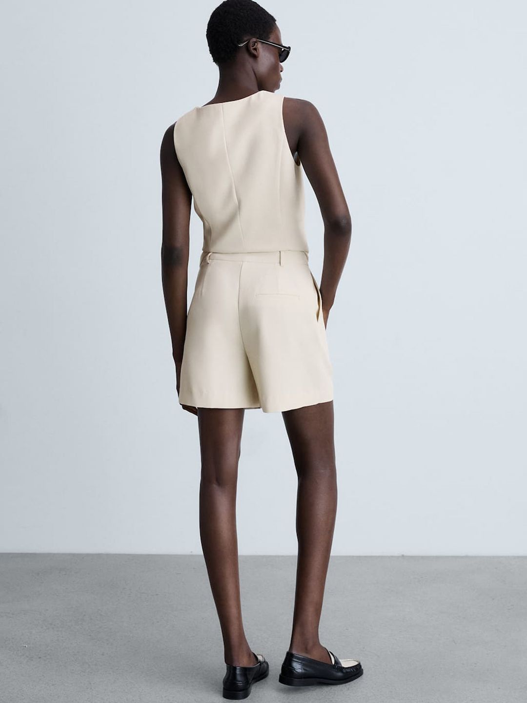 Pleated Shorts