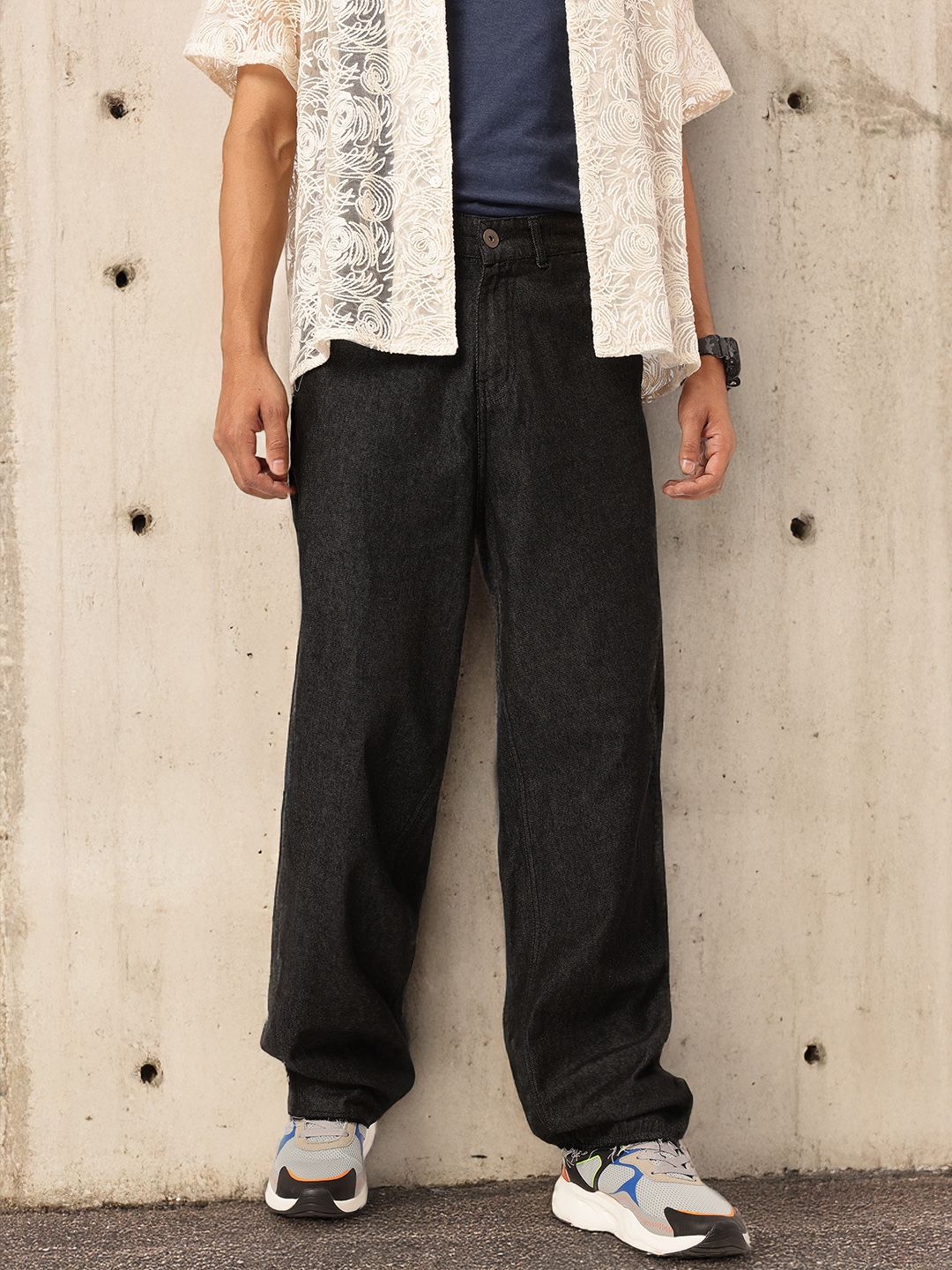 Kook N Keech Men Baggy Fit Cotton Jeans deal from myntra