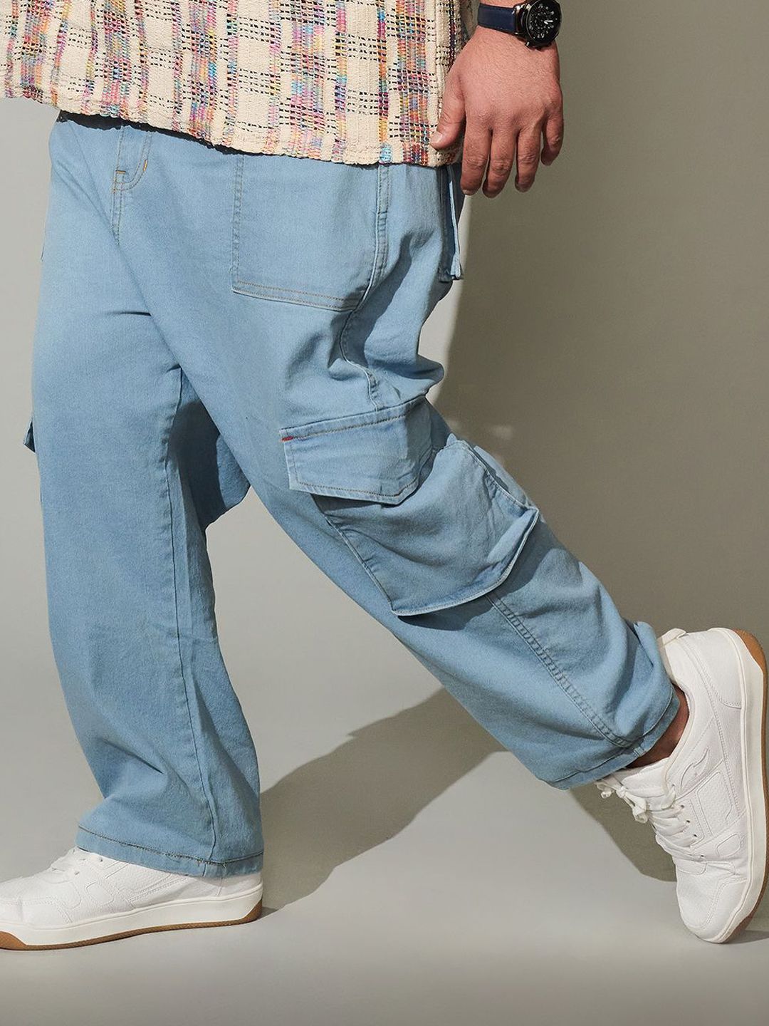 Instafab Plus Men Comfort Relaxed Fit Stretchable Jeans
