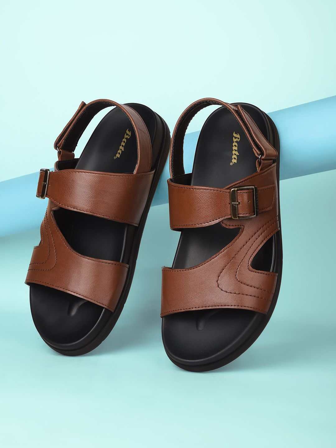 Bata Bata Men Leather Comfort Sandals