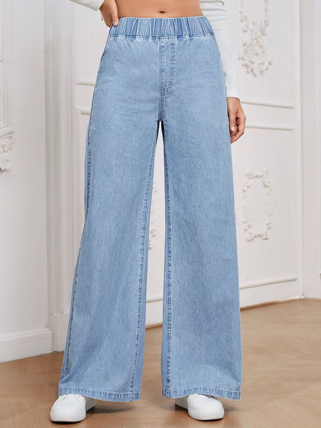 KASHIAN KASHIAN Women Comfort Boyfriend Fit High-Rise Stretchable Jeans