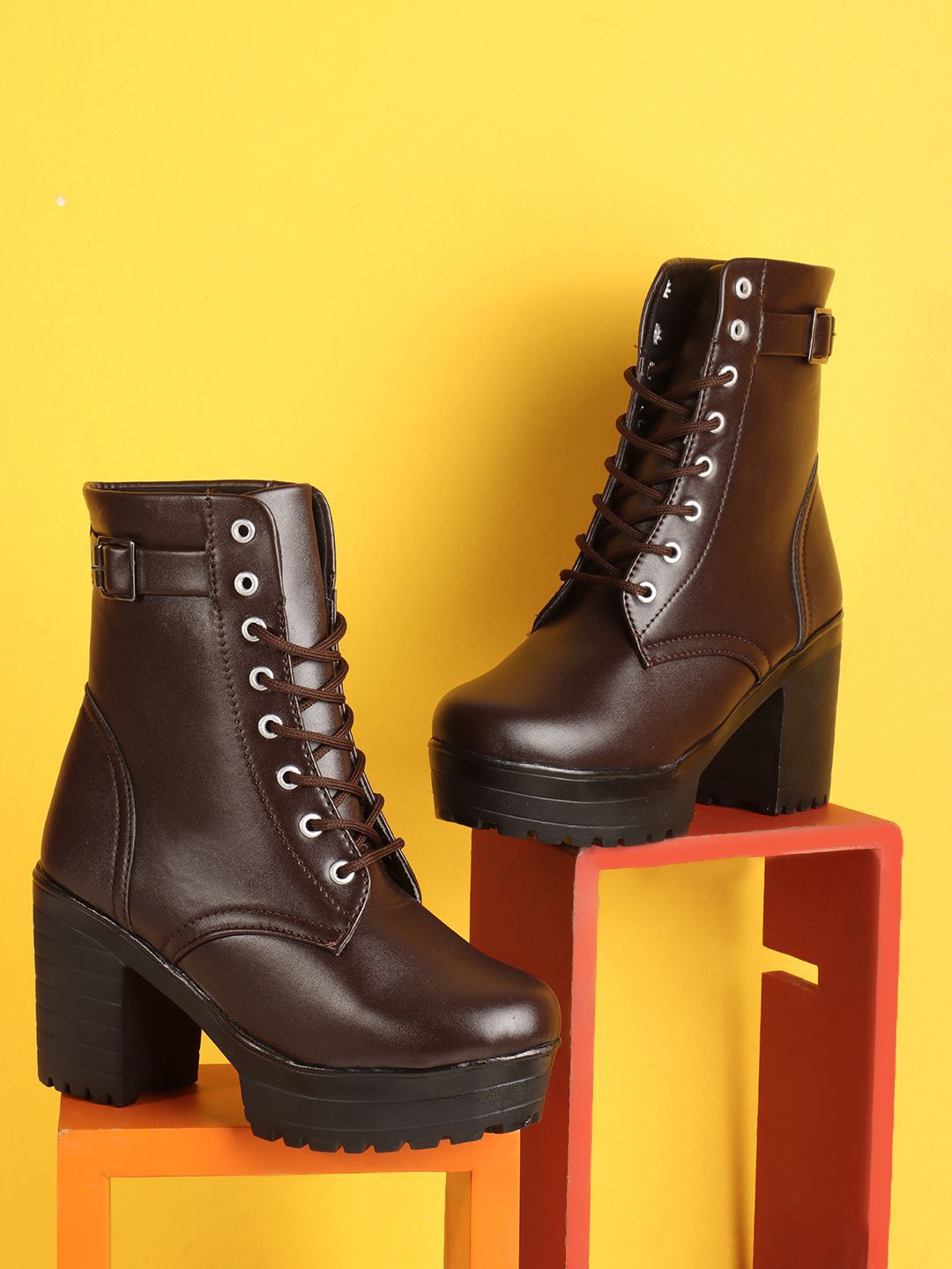 Killer Killer Women Block-Heeled Regular Boots