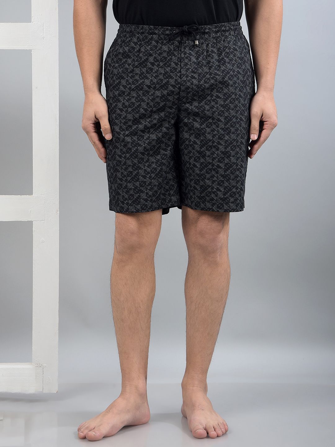 Crimsoune Club Men Printed Lounge Shorts
