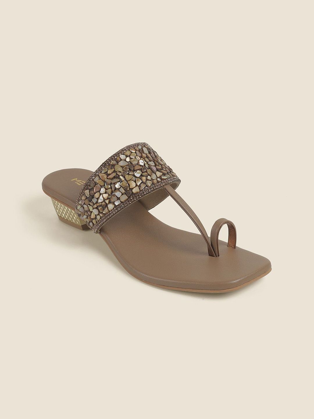 Metro Textured Block Sandals