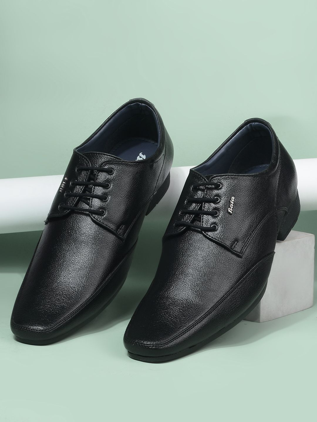 Bata Men Lace-Up Formal Derby Shoes