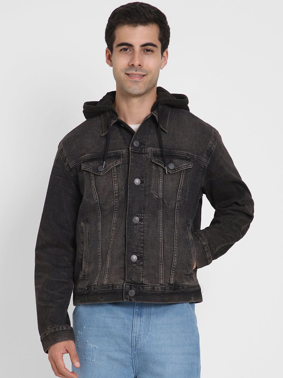 AMERICAN EAGLE OUTFITTERS Men Denim Jacket