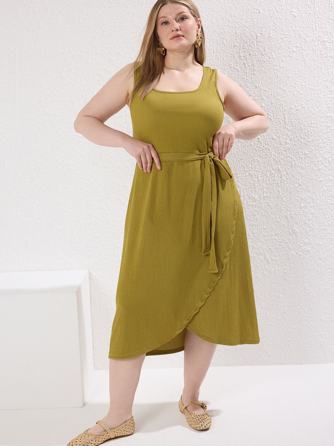 Trendyol A-Line Midi Dress