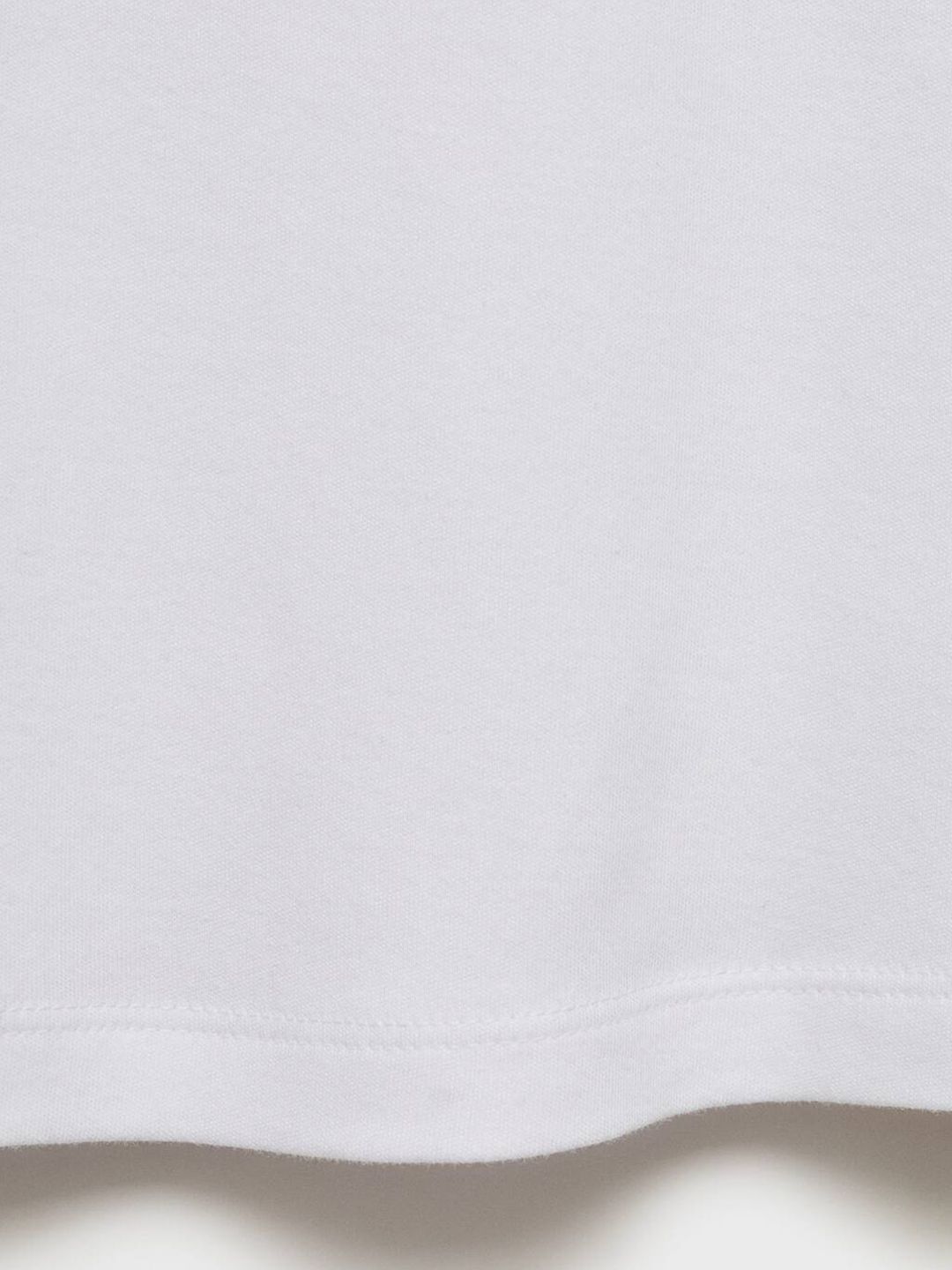 V-Neck Pure Cotton T-shirt