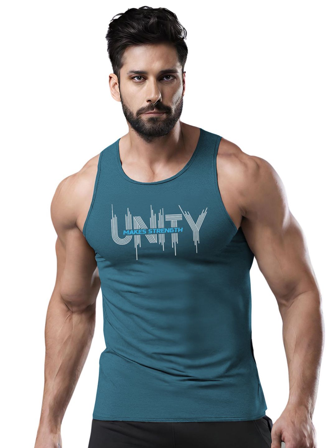 3Colors Printed Scoop Neck Gym Vests
VEST-NCUT-UNITY-AF BLUE_M