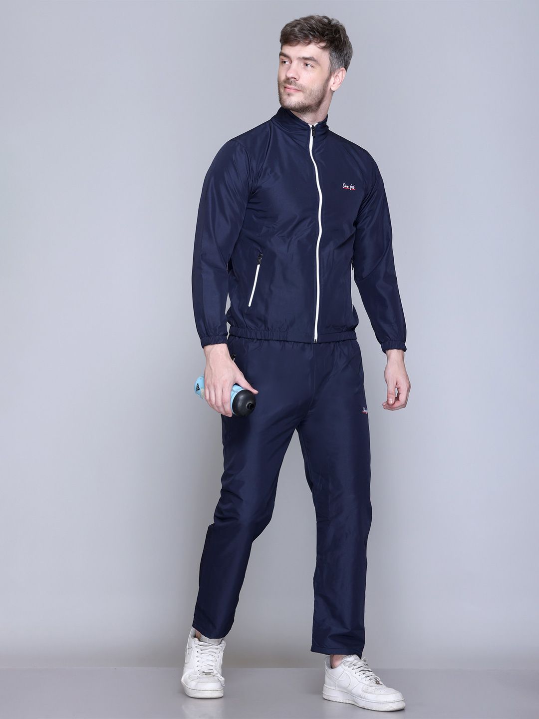 Deefab Mock Collar Neck Mid Rise Tracksuits