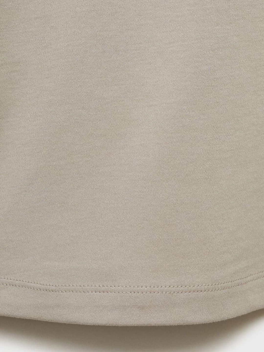 V-Neck Pure Cotton T-shirt