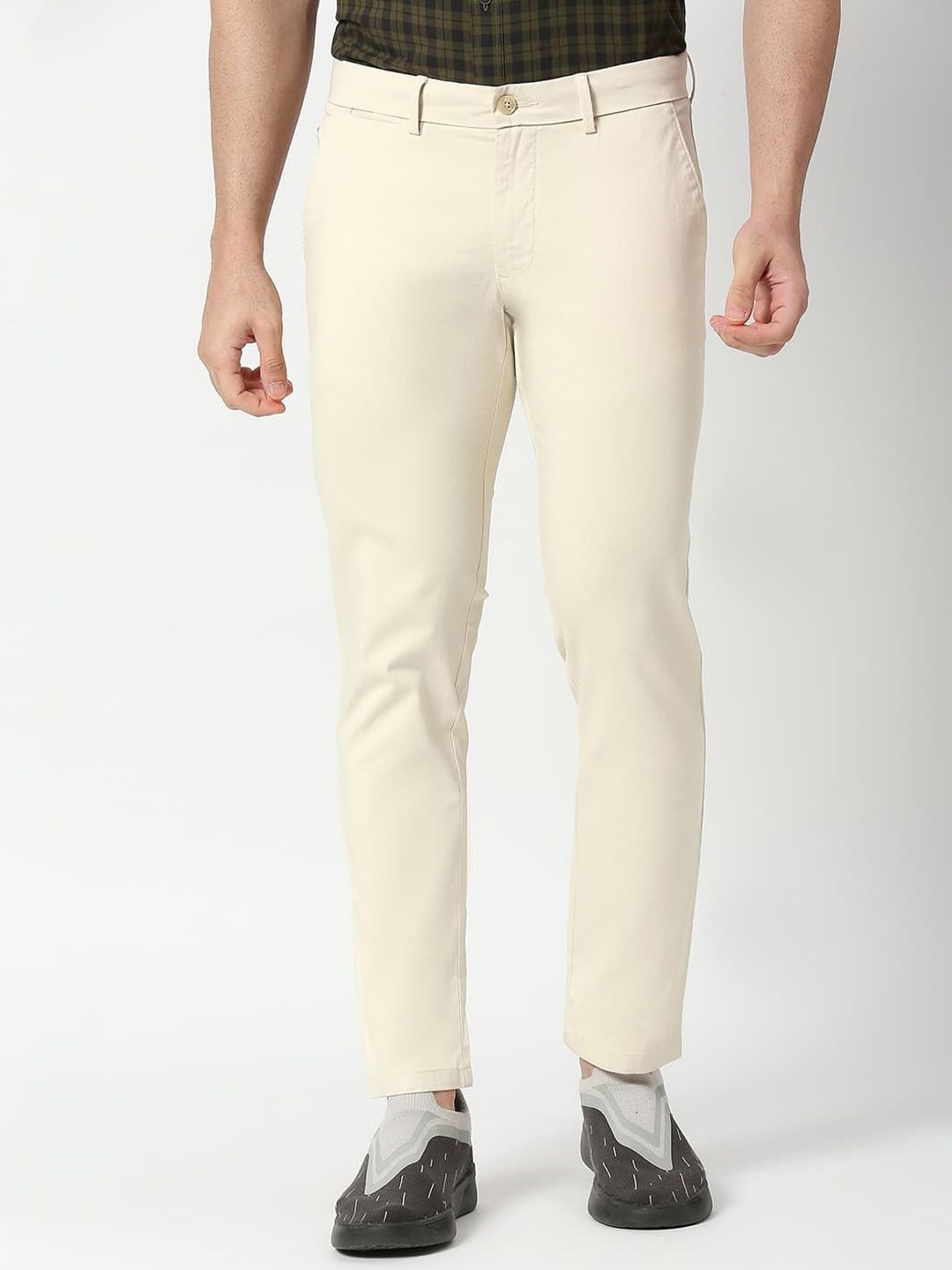 Basics Men Tapered Fit Trousers