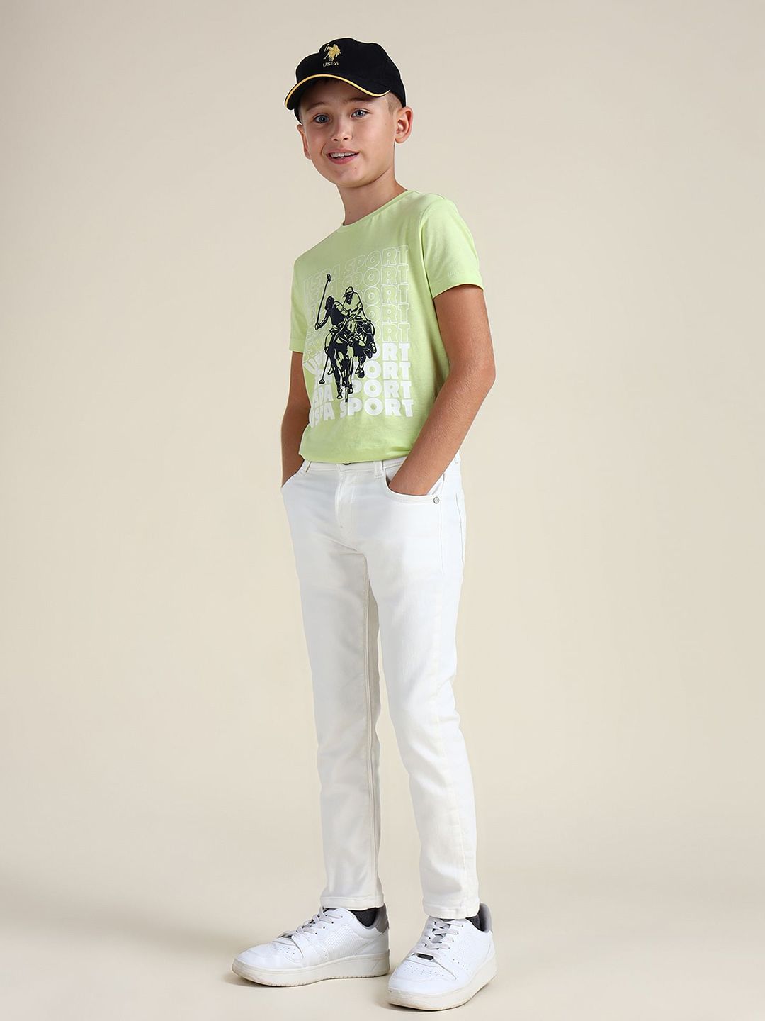 U.S. Polo Assn. Kids Boys Slim Fit Stretchable Jeans