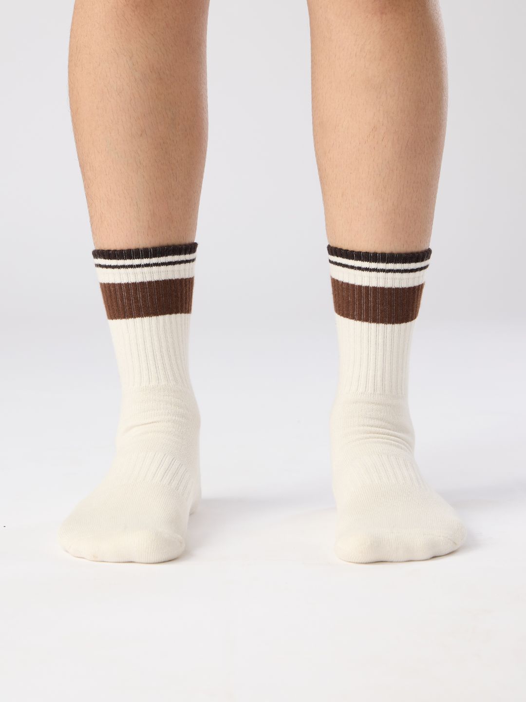 The Souled Store Men Printed White Socks