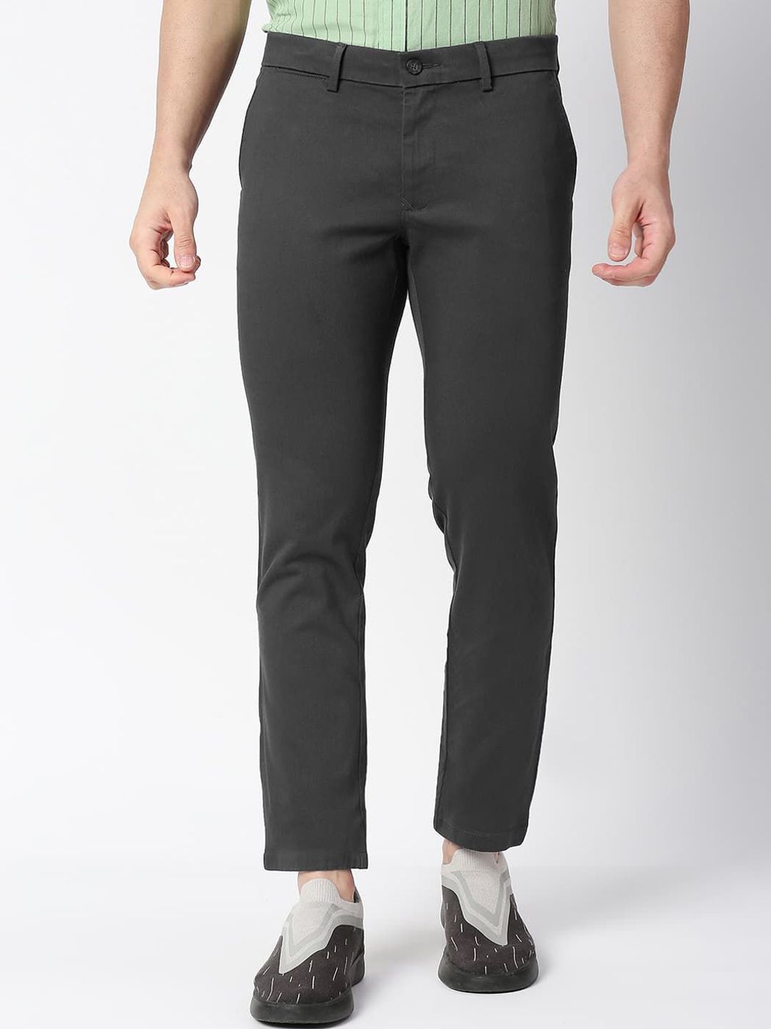 Basics Men Tapered Fit Trousers