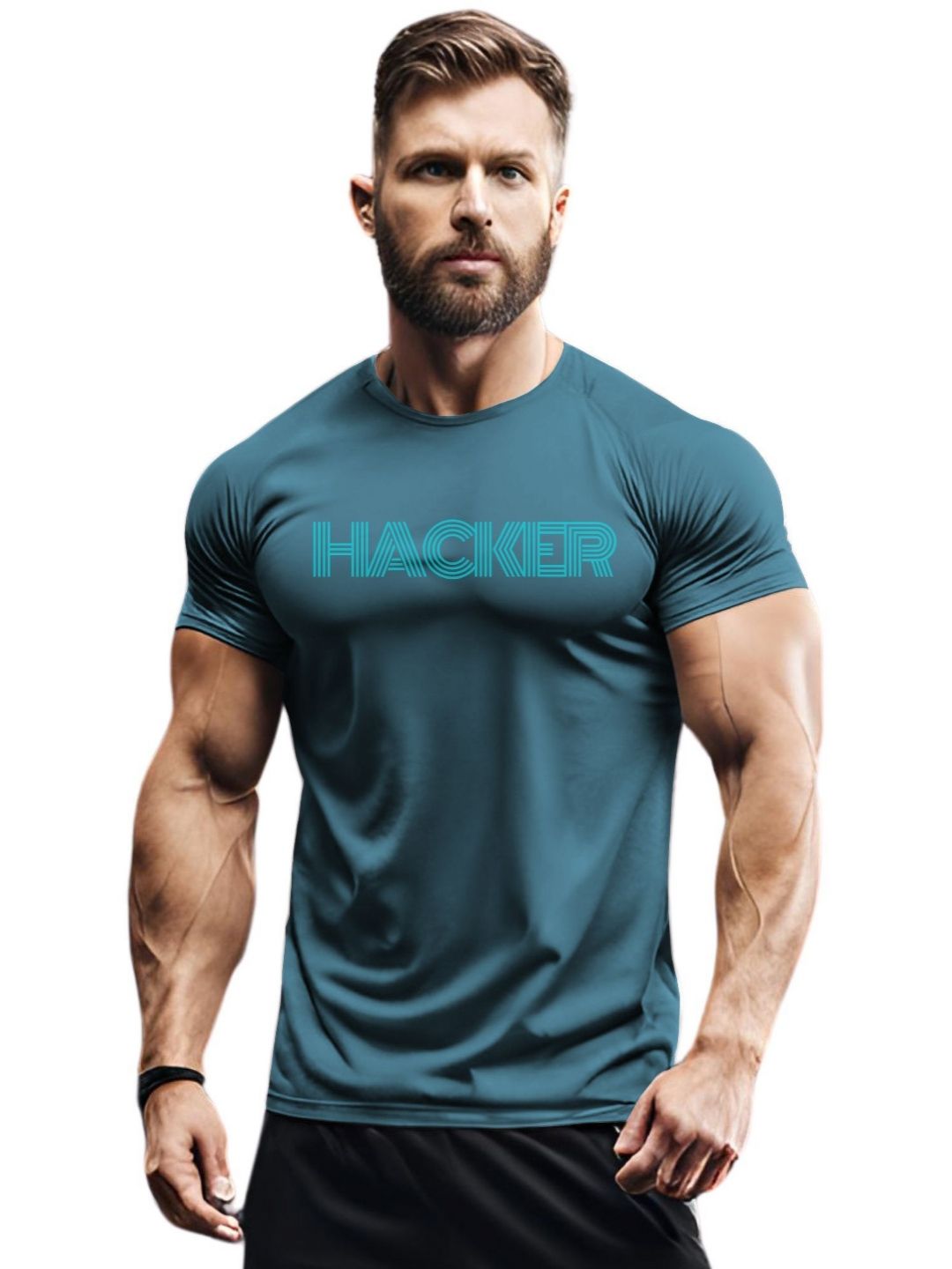 3Colors Men Moisture Wicking Pockets T-shirt