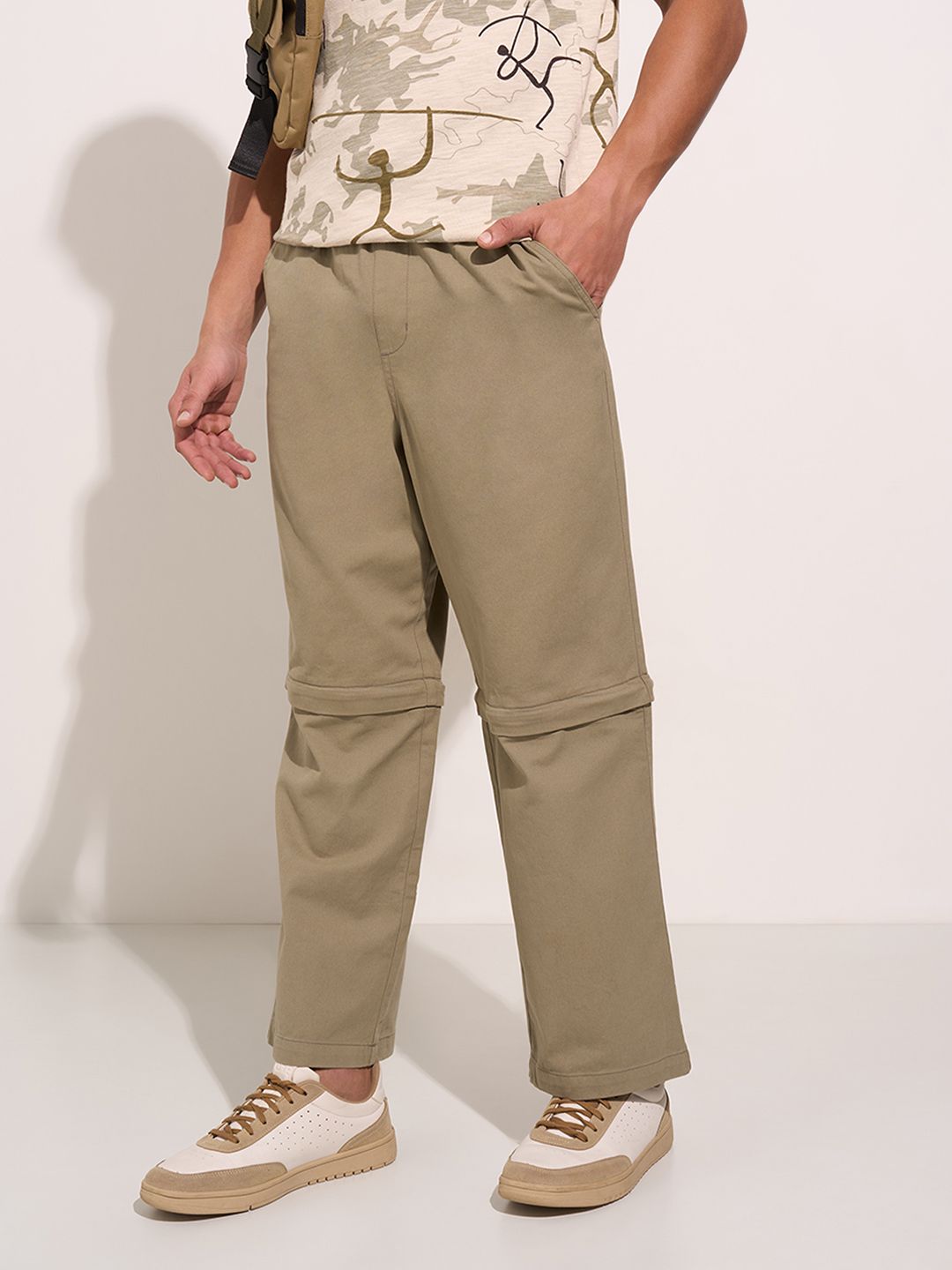 7 Alt by Pantaloons Men Loose Fit Trousers