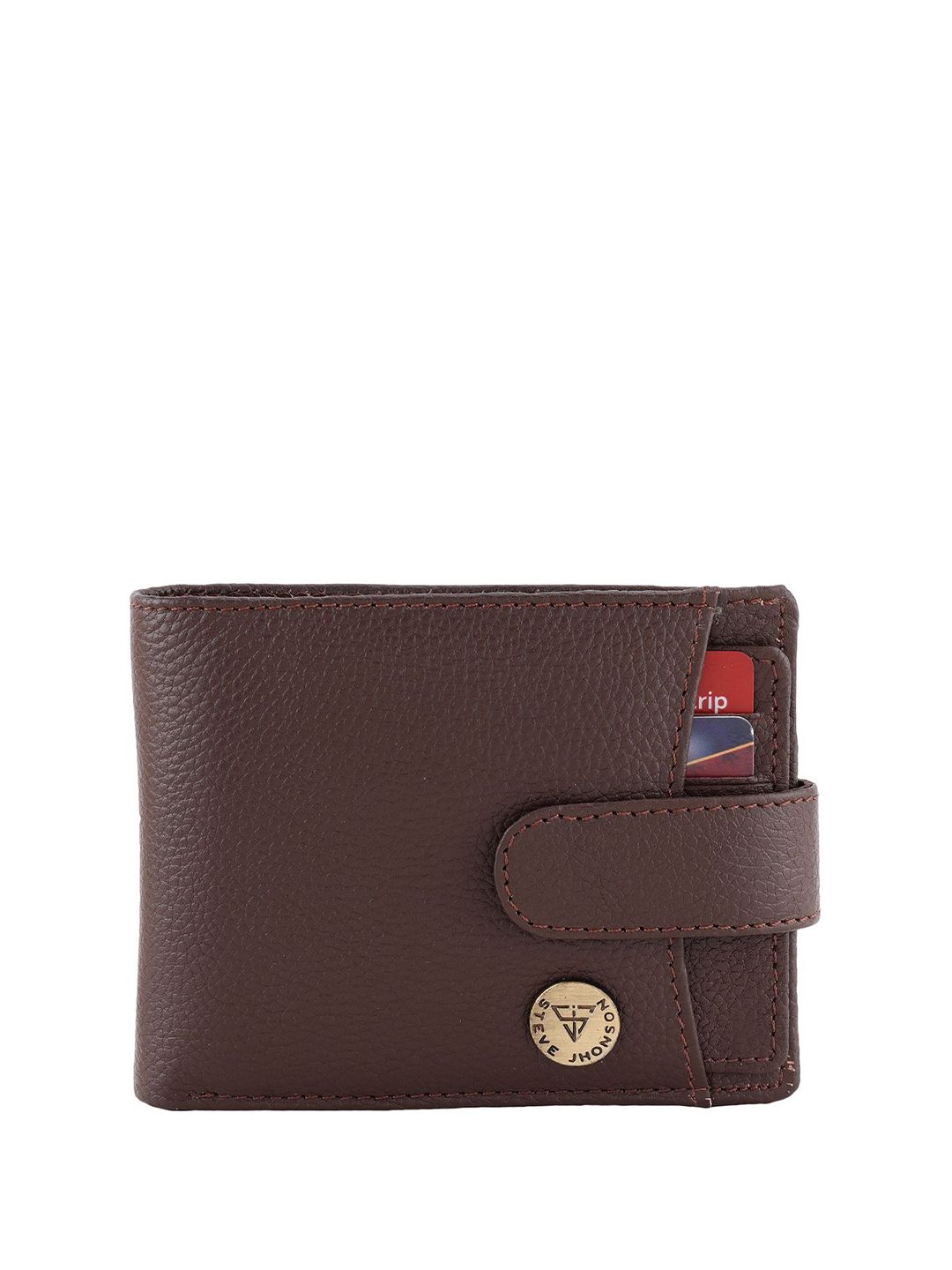 Steve Jhonson Men Tan Wallets