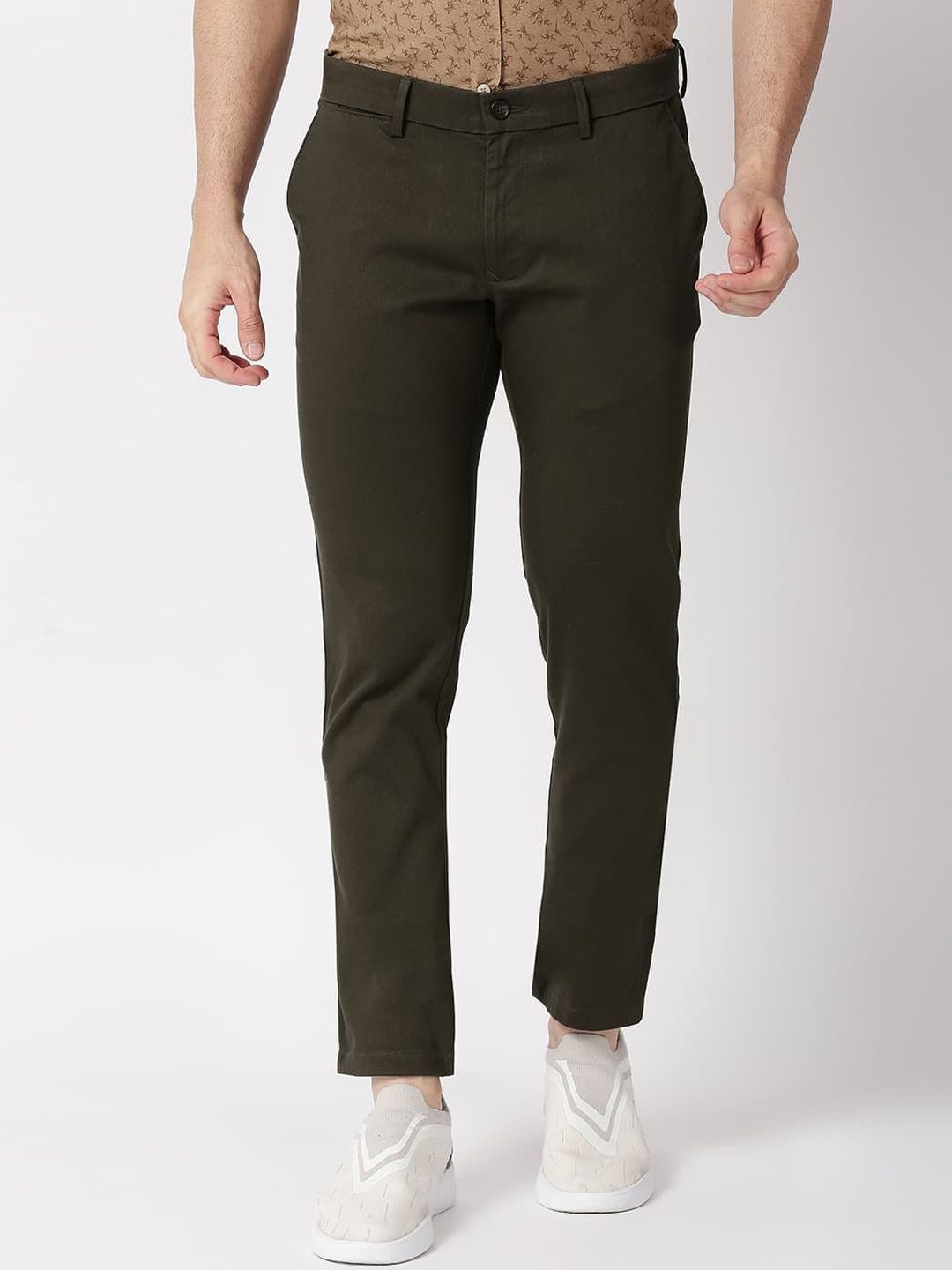 Basics Men Tapered Fit Trousers