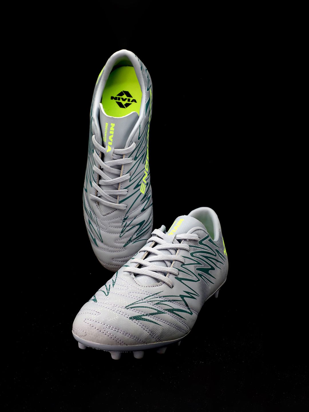 Nivia Men Grey Encounter MG 11 Futsal Shoe