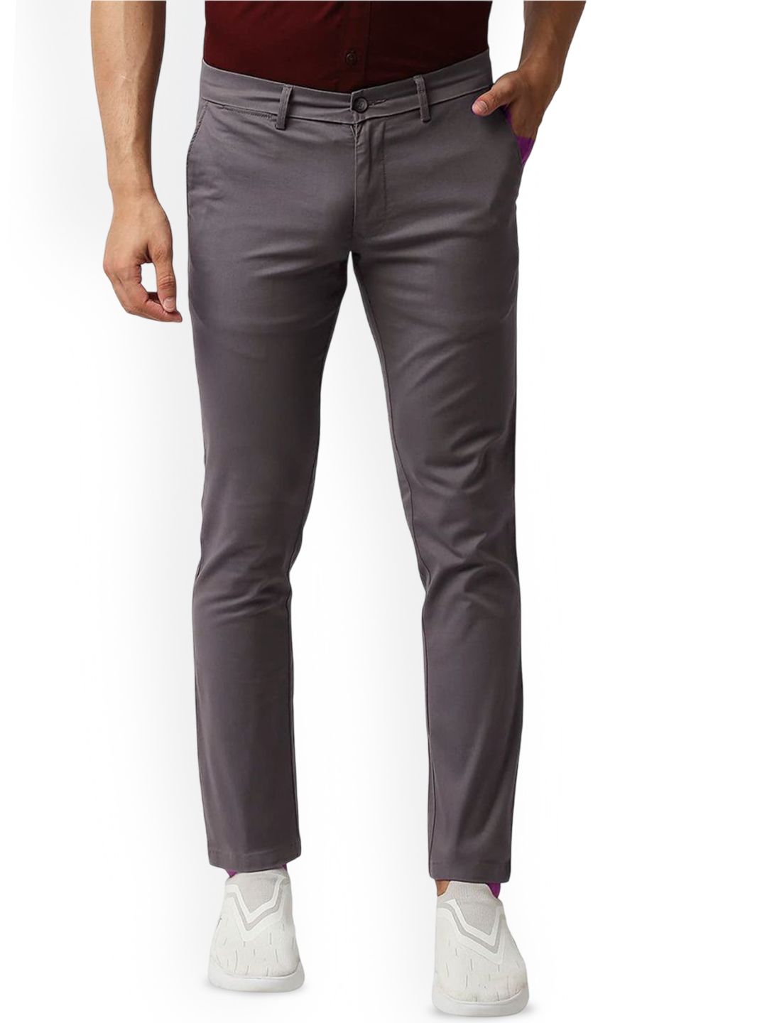 Basics Men Tapered Fit Trousers