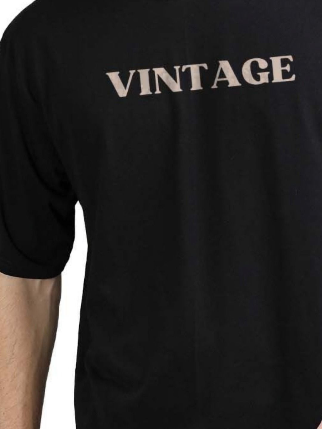 Buy Organic Chics Men Vintage Graphic Oversized T-shirt - Tshirts