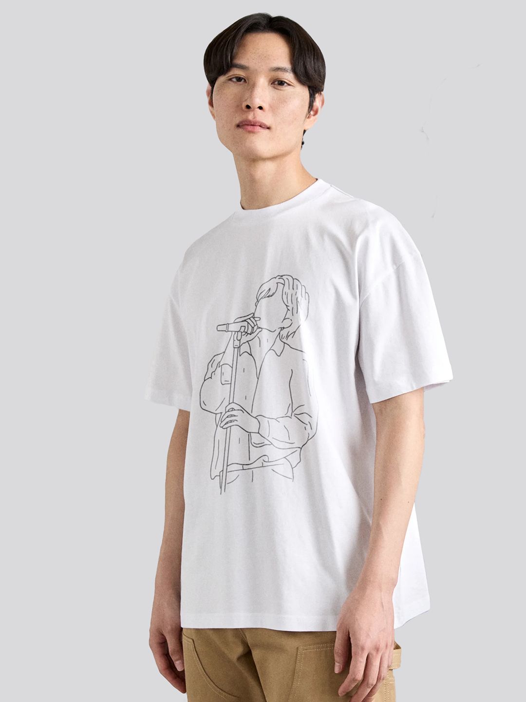 Buy The Korhean Store Unisex BTS Jungkook Lineart Streetwear