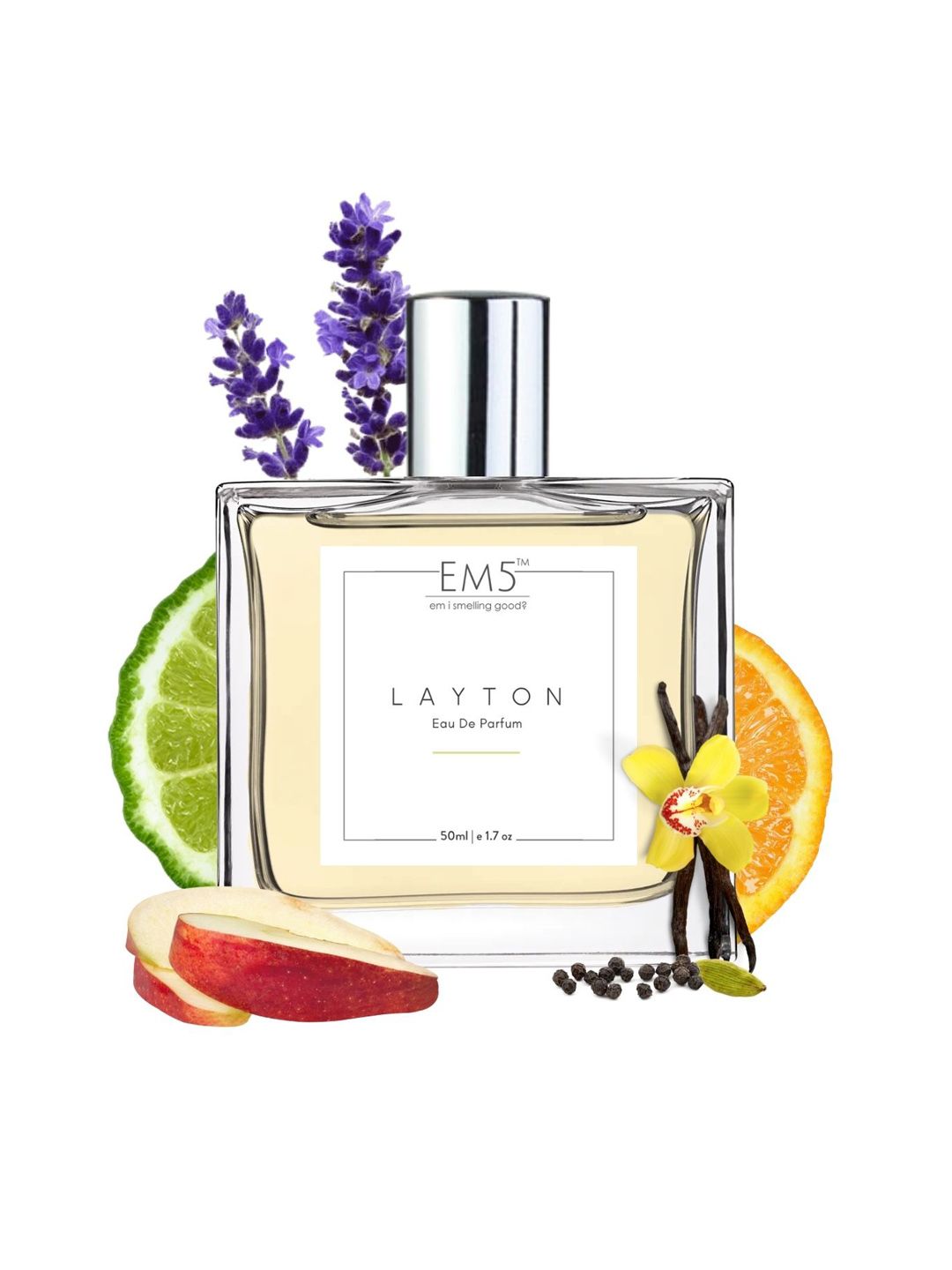 EM5 Layton Long Lasting Eau De Parfum - 50 ml