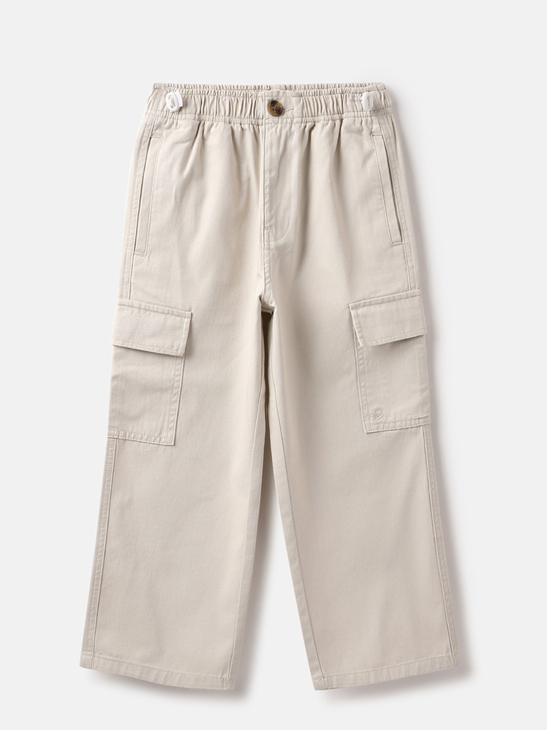 United Colors of Benetton Boys Straight Fit Cargos Trousers