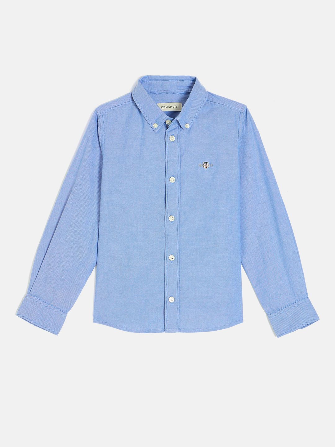 GANT Boys Button-Down Oxford Solid Cotton Casual Shirt
