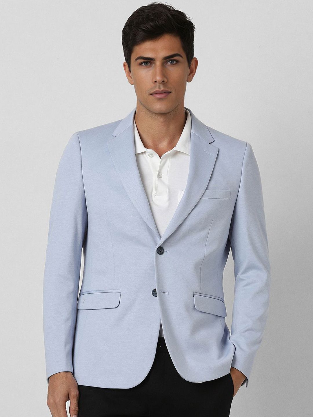 Van Heusen Sport Notched Lapel Collar Single Breasted Blazer
