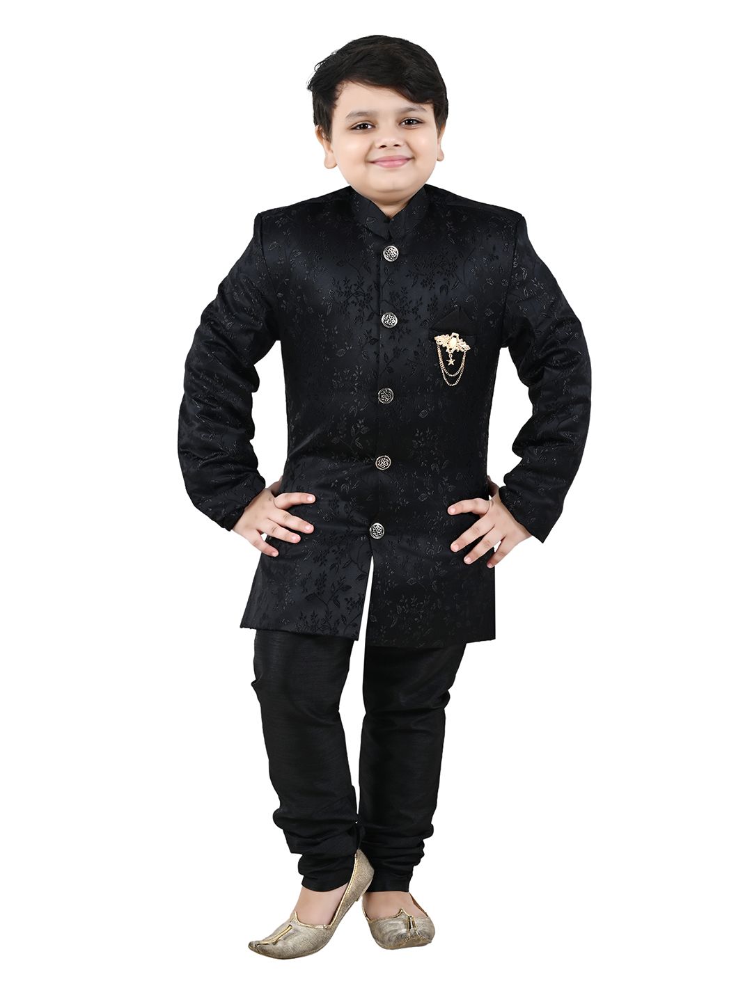 Arshia Fashions Printed Sherwani Set
