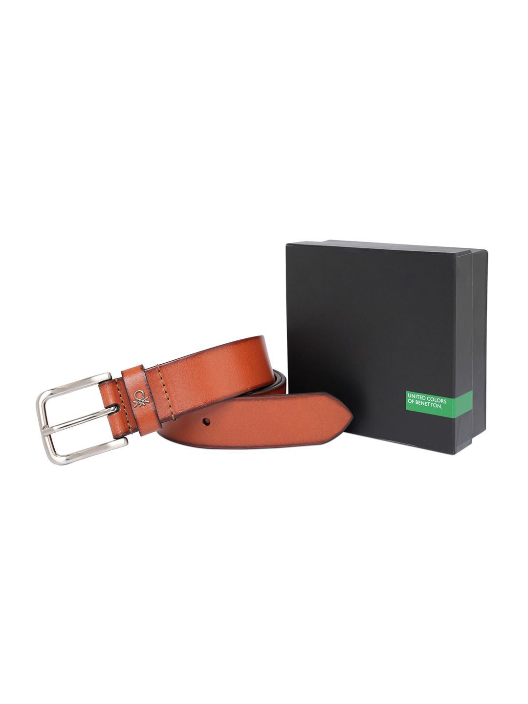 United Colors of Benetton Men Leather Formal Belt