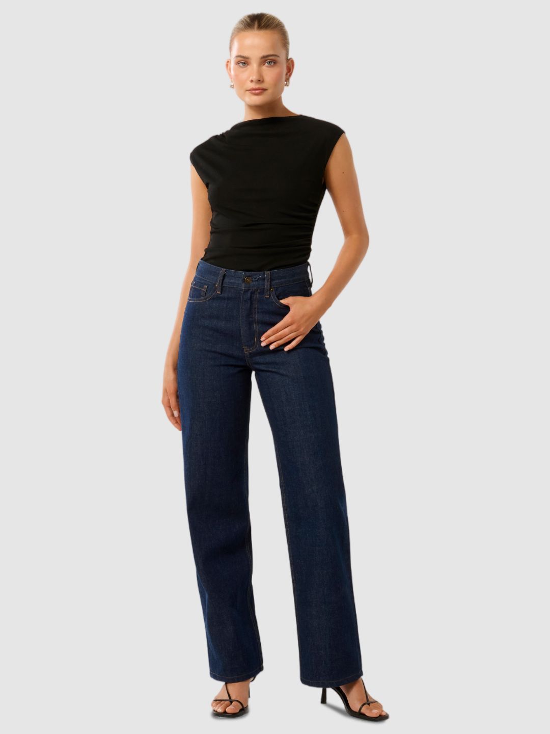 Solid Boat Neck Top